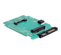 Delock 61881 SATA mSATA Verde 65 mm 100 mm 22-pin SATA port Convertitore da SATA