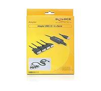 DELOCK 61887 - Convertitore USB 2.0, connettore A su 4x RS-232