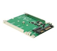 Delock 62544 SATA M.2 Verde 100 mm 70 mm 7 mm Convertitore da 2.5? SATA a 22 pin