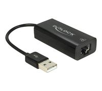 Delock 62595 Cablato USB Ethernet 100 Mbit/s Adattatore USB 2.0 > LAN 10/100