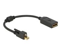 Delock 62638 0,25 m Mini DisplayPort DisplayPort Maschio Maschio 3840 x 2160