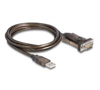 DeLOCK 62646 serial cable Black 1.5 m USB Type-A DB-9