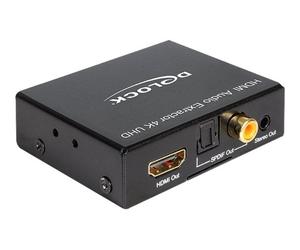 Delock 62692 3840 x 2160 Pixel Ricevitore AV Nero HDCP 1 x HDMI A 19 1 x DC