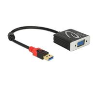 DeLOCK 62738 cavo e adattatore video 0,2 m VGA [D-Sub] Nero (Delock USB 3.0 Type