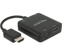 DeLOCK 62784 convertitore audio Nero (Delock 4K compact - HDMI audio signal-)