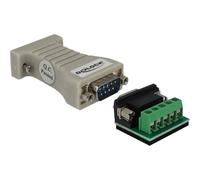 DeLock Convertitore 1 x Seriale RS-232 DB9 Femmina a 1 x Seriale RS-422485 DB9 Maschio con Protezione ESD 15 KV (62920)