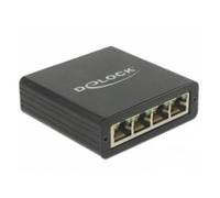 DELOCK 62966 - Adattatore di rete, USB 3.0, Gigabit Ethernet, 4 x RJ45