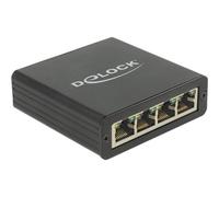 Delock 62966 Nero Metallo 0,8 m 73 x 72 x 23 mm 1 pz USB Adattatore USB 3.0 > 4
