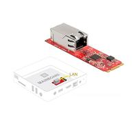 DeLOCK - Convertitore M. 2 Chiave B+M maschio a 1 x RJ45 2,5 Gigabit LAN porta orizzontale - SPEDIZIONE GRATUITA