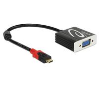 DeLOCK 62994 cavo video e adattatore 0,2 m USB Type-C VGA (D-Sub) Nero - Nouvo