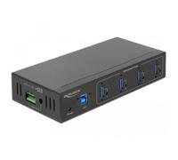 DeLOCK 63309 hub di interfaccia USB 3.2 Gen 1 (3.1 Gen 1) Type-B 5000 Mbit/s Ner