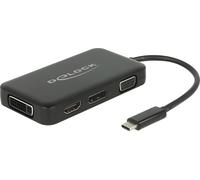 DELOCK 63929 - Adapter USB Type-C Stecker > VGA, HDMI, DVI, DisplayPort
