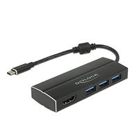 DELOCK 63931 - Adapter USB 3.0 Type-C > 3x USB-A + HDMI-A