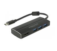 DELOCK 63931 - Adapter USB 3.0 Type-C > 3x USB-A + HDMI-A