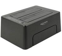 DeLOCK 63957 USB 3.2 Gen 2 (3.1 Gen 2) Docking station per archiviazione Type-C Nero - Nouvo