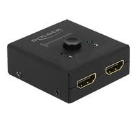 Delock 64072 HDMI Nero 60 Hz 3840 x 2160 3840 x 2160 Pixel 530 mm Interruttore