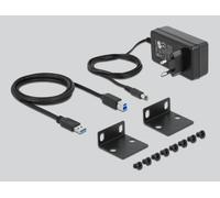 Hub USB DeLOCK 64112 hub di interfaccia 3.2 Gen 1 (3.1 1) Type-B 5000 Mbit/s Nero [64112]
