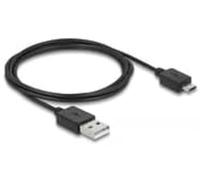 DeLOCK 64213 - Cavo e adattatore video, 0,18 m, HDMI tipo A (Standard) DisplayPort + Micro-USB, colore: Nero