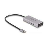 DeLOCK - DeLOCK Hub USB 10 Gbps USB Type-C con 4 x USB Type-C femmina + 1 x USB Type-C PD 85 Watt con cavo di collegamento da 30 cm - SPEDIZIONE GRATUITA