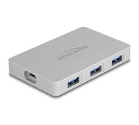 DeLOCK 64279 hub di interfaccia USB 3.2 Gen 2 (3.1 Gen 2) Type-C 10000 Mbit/s Grigio