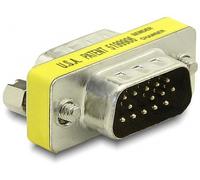 DeLOCK 65010 Scambiatore di genere per cavi VGA Argento - Nouvo