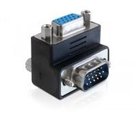 Delock 65247 VGA (D-Sub) VGA (D-Sub) Nero Adapter VGA male/female 270° angled