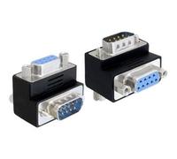 Delock 65264 Sub-D 9 pin Sub-D 9 pin Nero Adapter Sub-D 9 pin Male/Female 90°