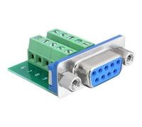 DELOCK 65268 - Presa Sub-D a 9 pin > morsettiera a 10 pin