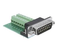 Delock 65275 Adapter Connettore maschio SUB-D 180 ° Numero Poli (num): 15, 16