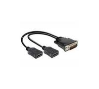 DeLOCK 65280 cavo e adattatore video 025 m DMS 2 x HDMI Nero (Delock videoadapter - 25 cm) NEW