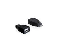 DeLOCK 65296 cable gender changer USB 2.0-A USB Micro-B Nero (Delock - USB adapter - USB [F] to Micro-USB Type B [M]) NEW