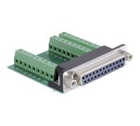 DELOCK 65317 - Presa a 25 pin Sub-D > Morsettiera a 27 pin