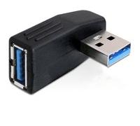 DELOCK ADAPTADOR USB 3.0 MACHO-HEMBRA ANGULAR 90° HORIZONTAL