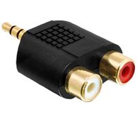DeLOCK 65365 cavo di interfaccia e adattatore 3.5mm 2xRCA Nero