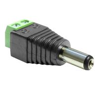 Delock 65396 DC 2.1 x 5.5 mm 2p Nero Verde Adattatore CC 5,5 x 2,1 mm maschio >