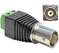 DeLOCK 65416 cavo di interfaccia e adattatore BNC 2p Nero, Verde, Argento