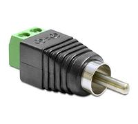 DELOCK 65417 - Connettore RCA con morsettiera a 2 pin