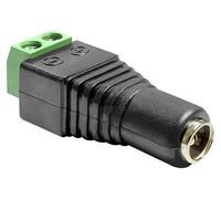 Delock 65421 - Blocco terminale a 2 pin, DC 2,1 x 5,5 mm, 4 pezzi