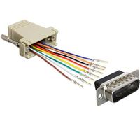 DeLOCK 65432 cavo di interfaccia e adattatore Sub-D 15p RJ45 Nero, Grigio, Argento