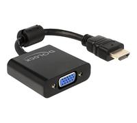 Adattatore HDMI con VGA DELOCK 65512 Nero