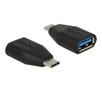Delock 65519 USB 3.1 Gen 2 Type-C USB 3.1 Gen 2 Type-A Nero Adapter SuperSpeed