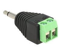 Delock 65528 3.5mm Nero Verde Argento Adapter Stereo jack male 3.5 mm > Terminal