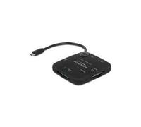 DeLOCK 65529 lettore di schede USB 2.0 Nero (Delock Micro USB OTG Card Reader + 3 p) NEW