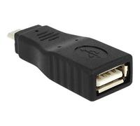 Delock 65549 Micro USB2.0-B USB2.0-A Nero Adapter USB Micro B male > USB 2.0