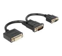Delock 65555 0,2 m DMS DVI-I Maschio Femmina Nichel Adapter DMS-59 male > DVI