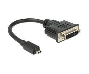 DELOCK 65563 ADAPTADOR DE CABLE DE VÍDEO 0,2 M DVI-D MICRO-HDMI NEGRO