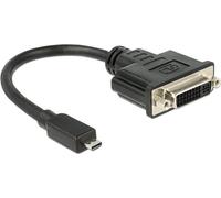 DeLOCK 65563 cavo e adattatore video 02 m DVI-D Micro-HDMI Nero (Delock videoadapter - 20 cm) NEW