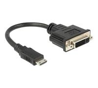 Delock 65564 HDMI / DVI Adattatore [1x Spina HDMI Mini C - 1x Presa DVI 24+5 p