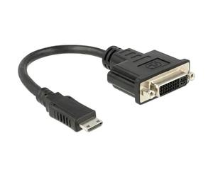 Delock 65564 HDMI / DVI Adattatore [1x Spina HDMI Mini C - 1x Presa DVI 24+5 p