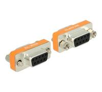Delock Adattatore null modem Sub-D 9 pin femmina cambio di genere femminile NEW
